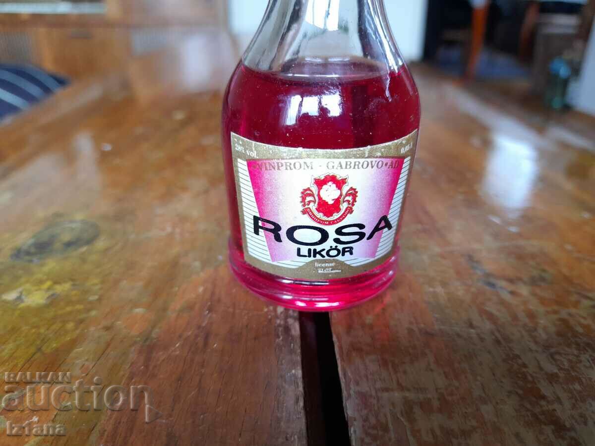 Old bottle of Liqueur Rosa with price 20.00 BGN | € 10.23 Old bottle of Liqueur Rosa with price 20.00 BGN | € 10.23