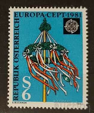 Austria 1981 Europe CEPT Folklore MNH