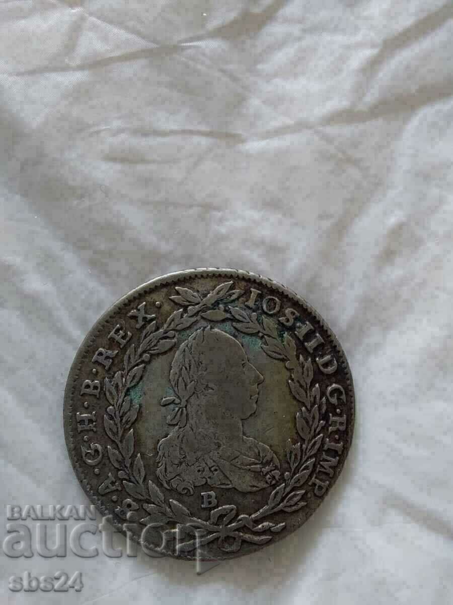 20 Kreuzera 1781 B με τιμή 70.00 BGN | € 35.79