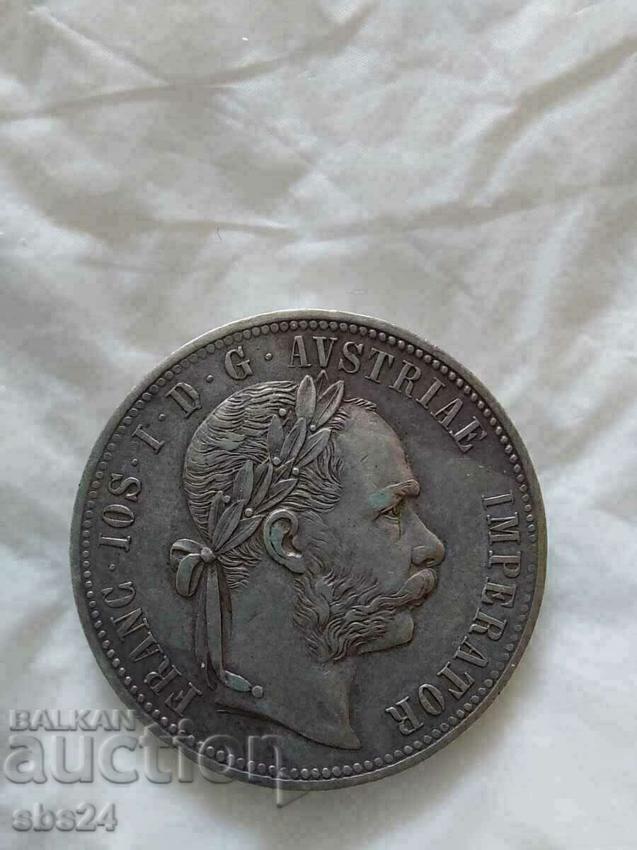 1 florin 1879 Austria-Hungary with price 100.00 BGN | € 51.13 1 florin 1879 Austria-Hungary with price 100.00 BGN | € 51.13