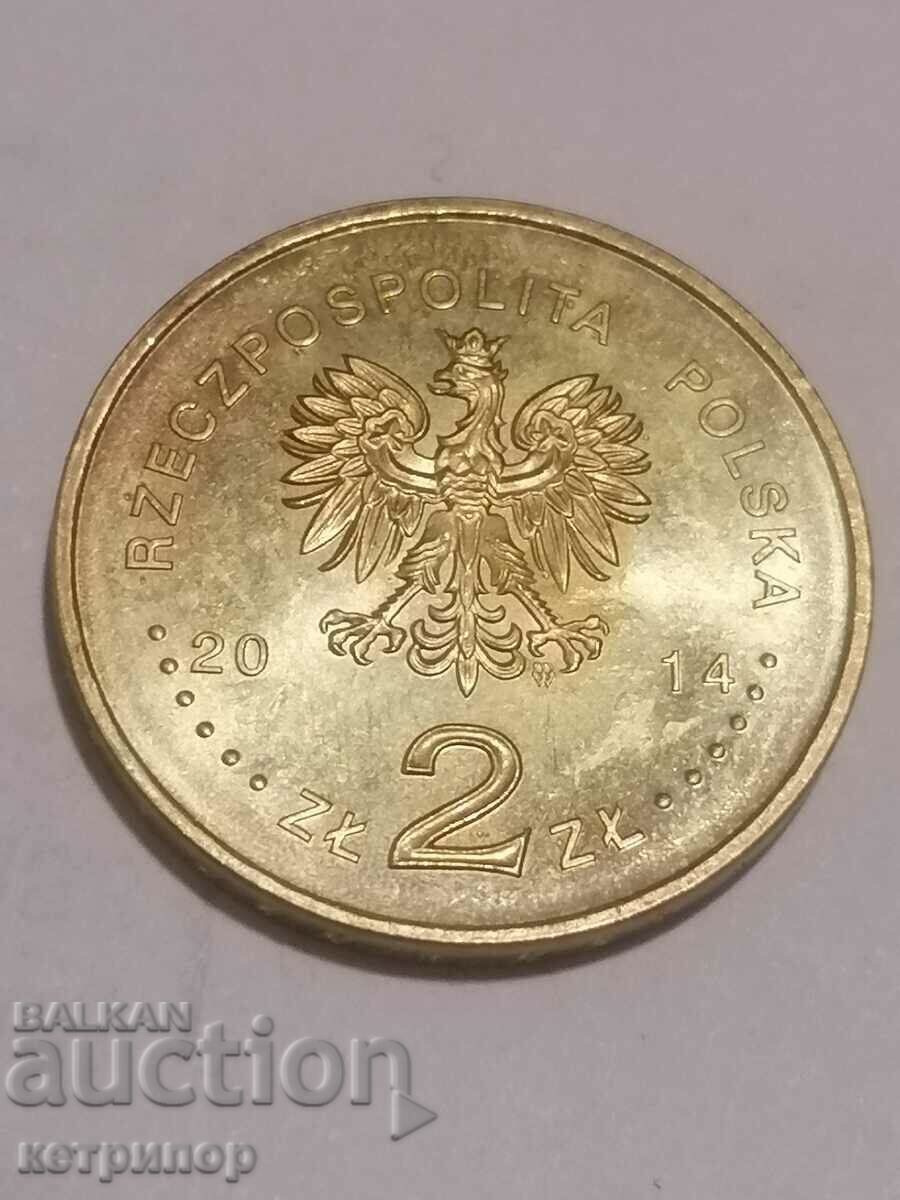 2 zloți 2014 Polonia cu preț € 2.30 | 4.50 BGN