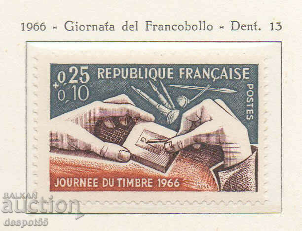 1966. France. Postage stamp day.