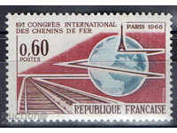 1966. Franța. Al 19-lea Congres Internațional de căi ferate din Paris.
