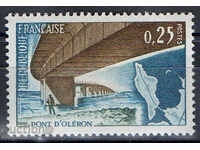 1966. France. Discovering the Oléron Bridge.
