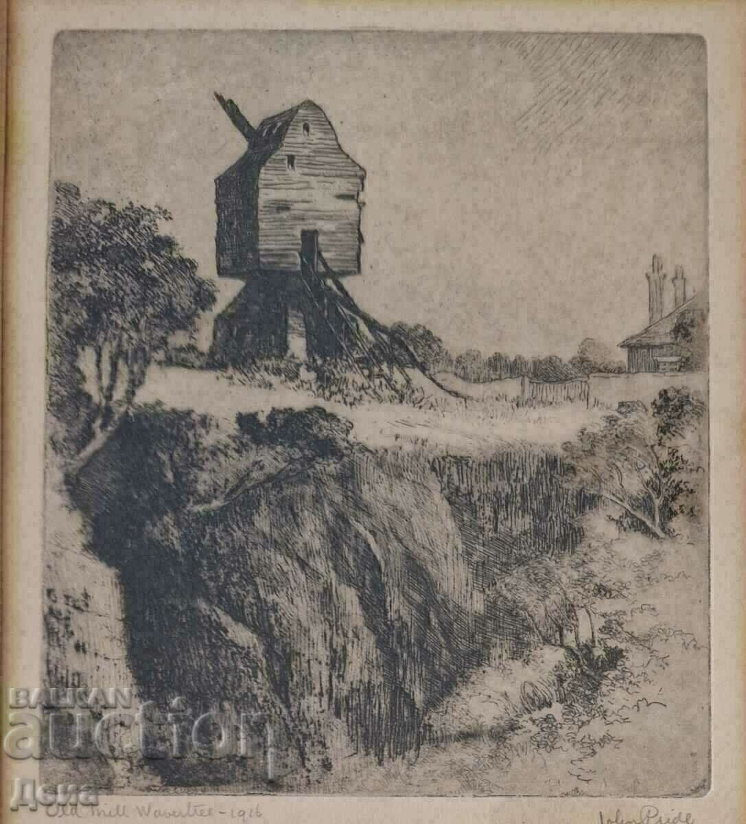 Gravura occidentală veche 1916 cu preț € 23.01 | 45.00 BGN
