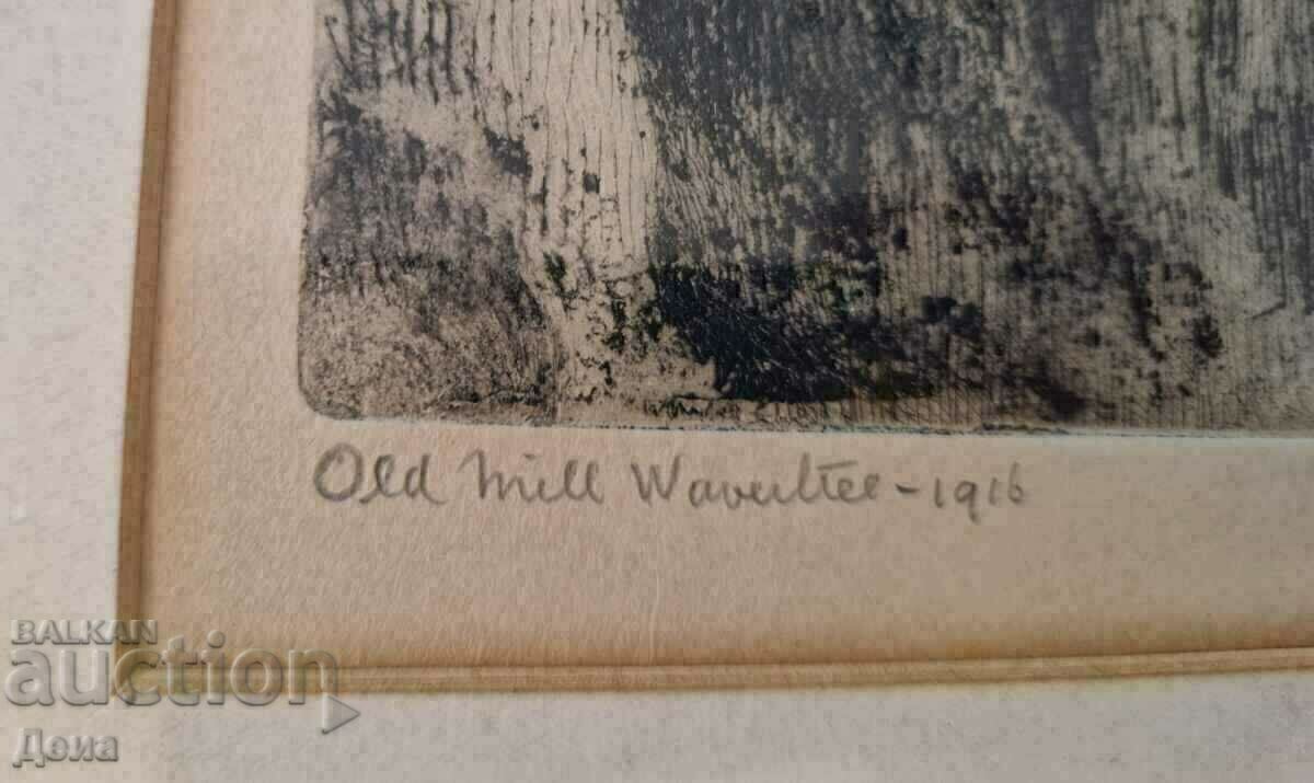 Auction Old western engraving 1916 Auction Old western engraving 1916