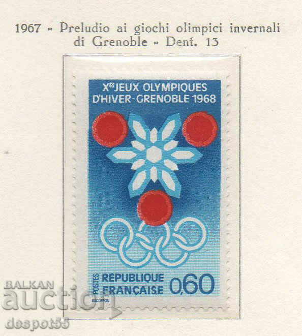 1967. France. Winter Olympics 1968 - Grenoble.