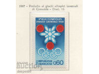 1967. Franța. Jocurile Olimpice de iarnă 1968 - Grenoble.