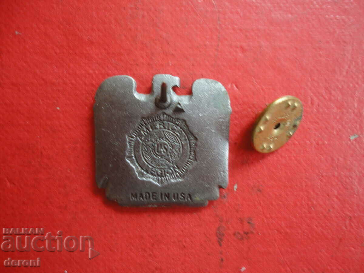 Auction American Badge Badge Amerikan Legion Auction American Badge Badge Amerikan Legion
