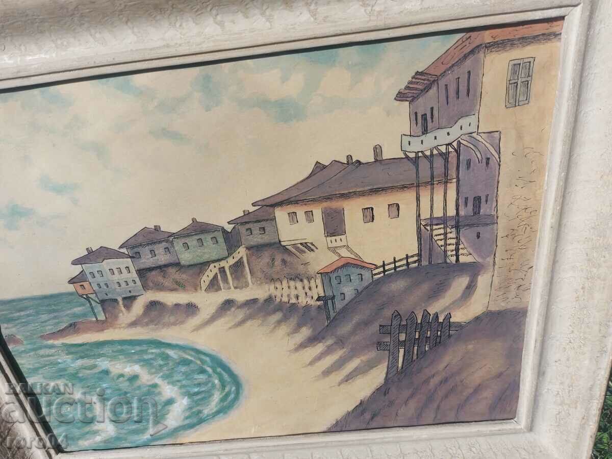 SOZOPOL - ??? - ACUORELA VECHE - 7 SOZOPOL - ??? - ACUORELA VECHE - 7