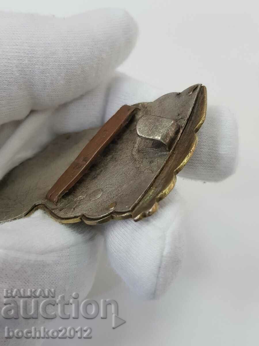 Delivery of Half of a Bulgarian Revival openwork silver pafta