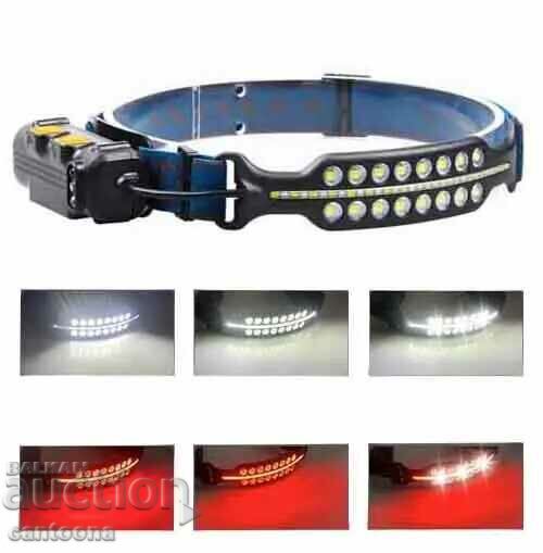 Auction LED head light, LED + COB diodes, MOTION SENSOR Auction LED head light, LED + COB diodes, MOTION SENSOR