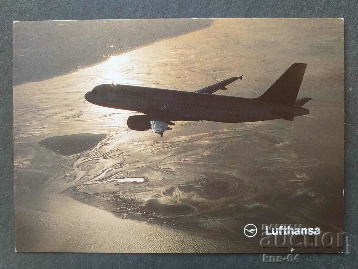 Avionul de aviație Lufthansa