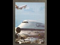 Avionul de aviație Lufthansa
