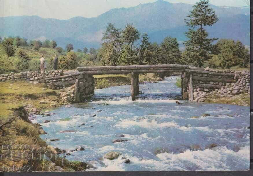 Varshets wooden bridge, Akl-2036 1960, clean