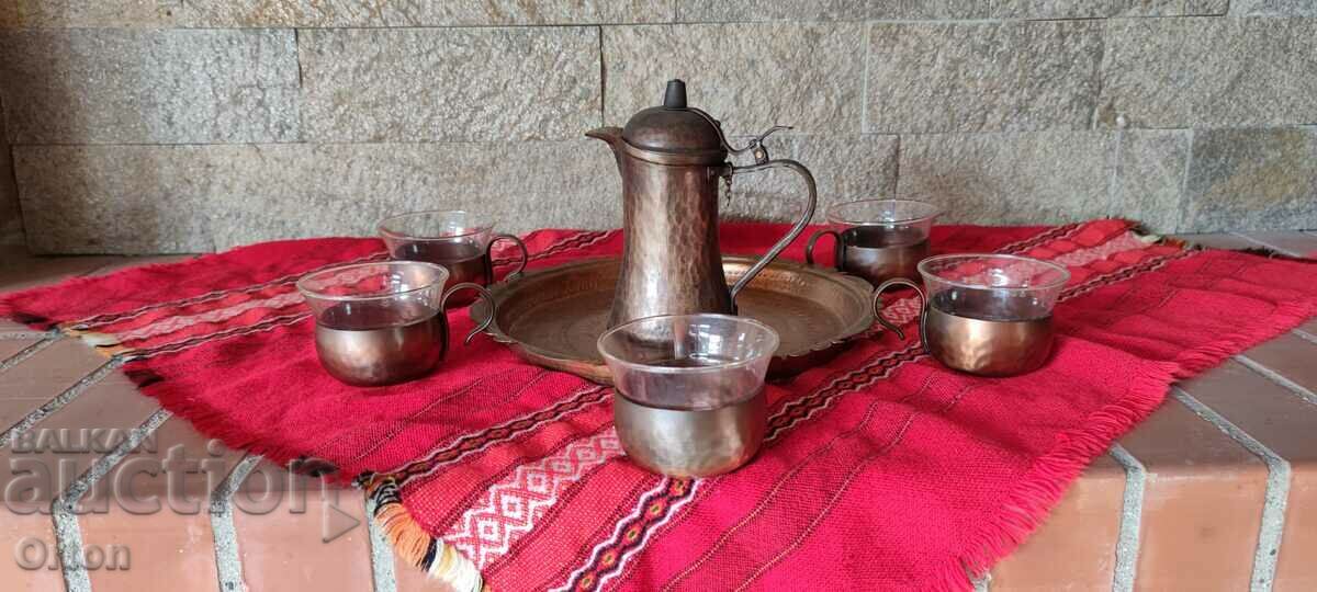 Forged copper service with price 249.00 BGN | € 127.31 Forged copper service with price 249.00 BGN | € 127.31