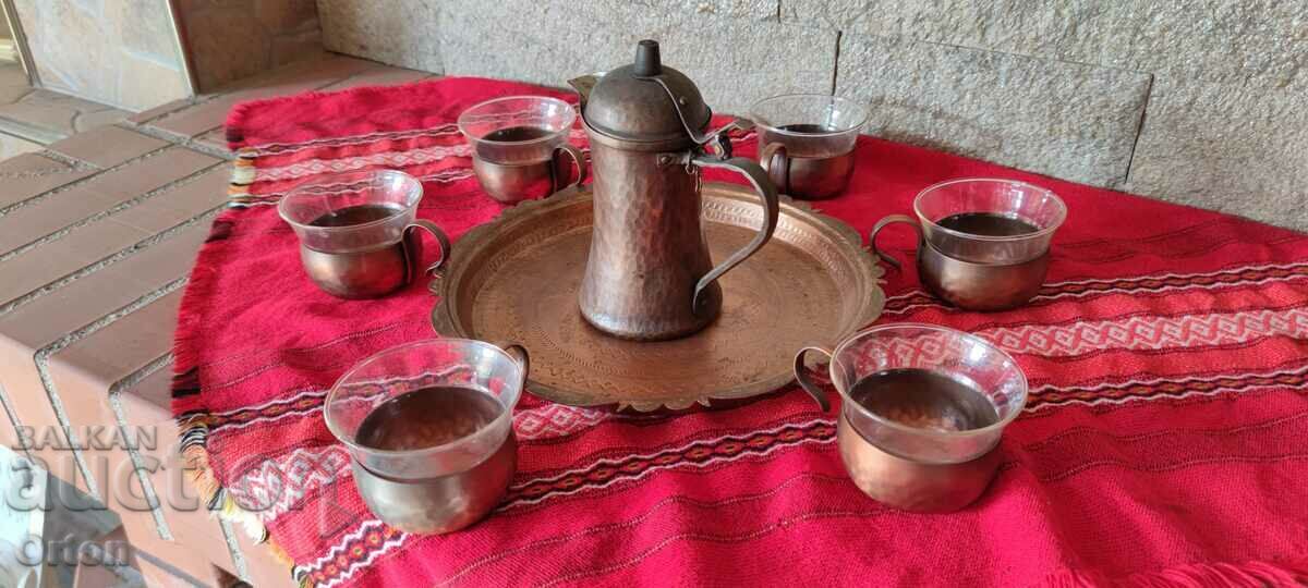 Auction Forged copper service Auction Forged copper service