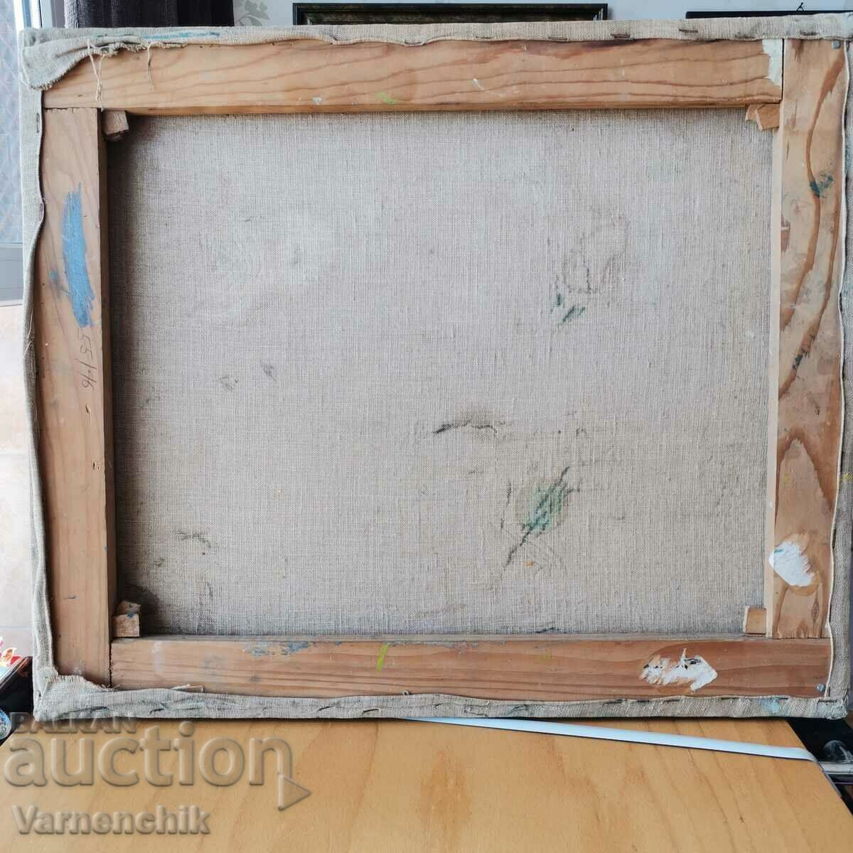 Oil 55x46 cm. Modern painting, original signed - 7 Oil 55x46 cm. Modern painting, original signed - 7