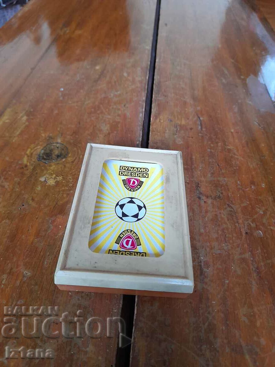 Old Dynamo Dresden playing cards
