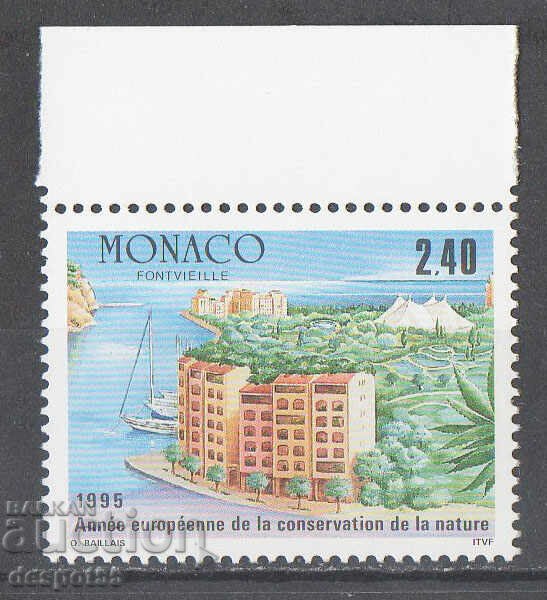 1995. Monaco. European Year of Nature Conservation.