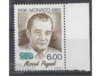 1995. Monaco. 100 years since the birth of Marcel Pagnol.