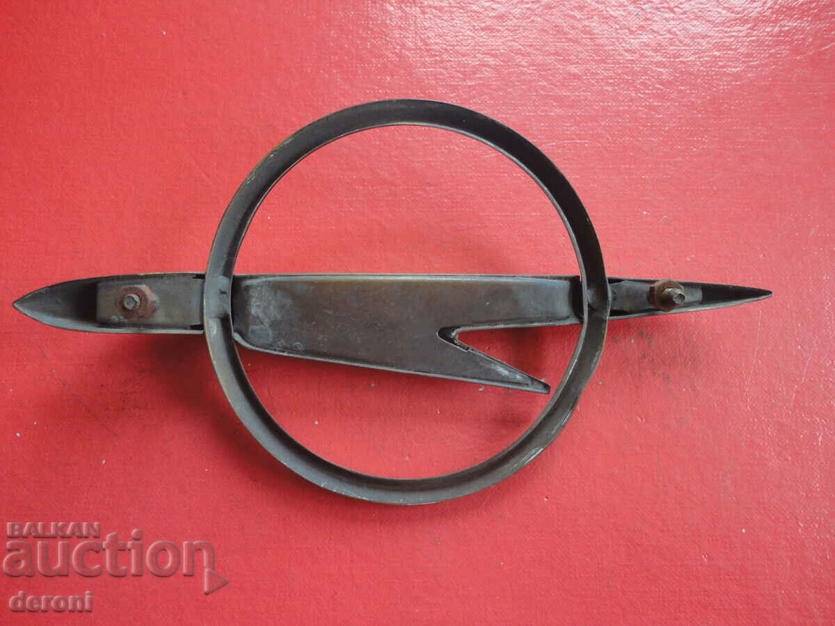Delivery of Big vintage car emblem plate logo Delivery of Big vintage car emblem plate logo