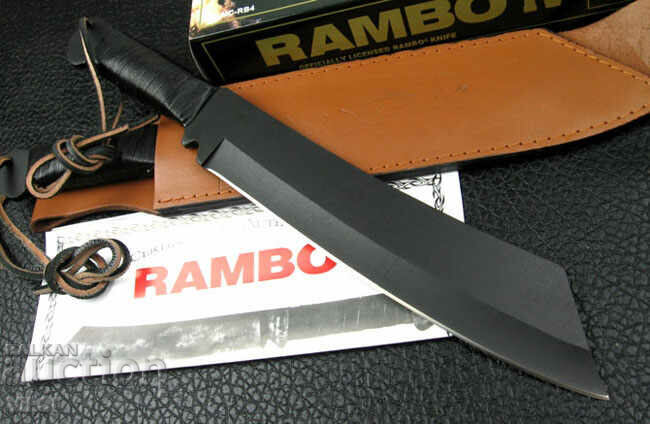 Collectible machete RAMBO-FIRST BLOOD-RAMBO-IV with price 83.50 BGN | € 42.69 Collectible machete RAMBO-FIRST BLOOD-RAMBO-IV with price 83.50 BGN | € 42.69