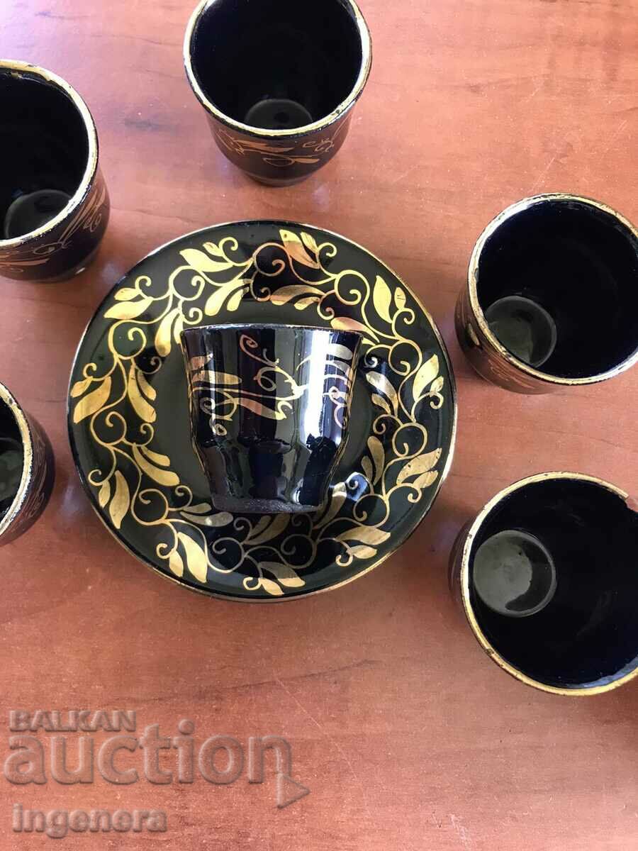 Livrarea PAhare pentru ghiveci din ceramica pentru brandia placata cu aur