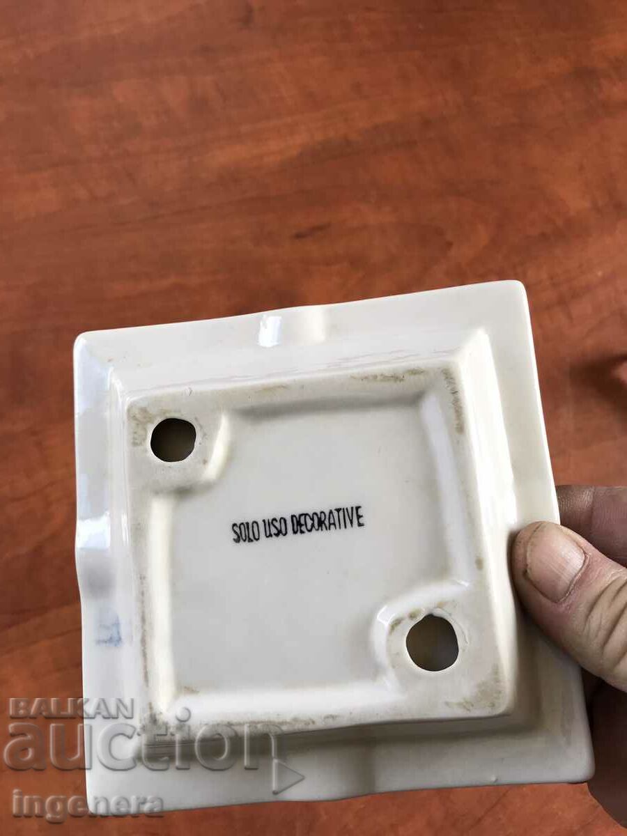 PORCELAIN ASHTRAY - 5