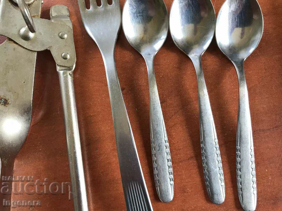 UTENSILS SPOONS FORK OPENER - 5 UTENSILS SPOONS FORK OPENER - 5