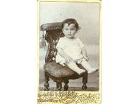 СТАРА ФОТОГРАФИЯ - КАРТОН - ИВ. МАНЧЕВА – ЯМБОЛ – М1924