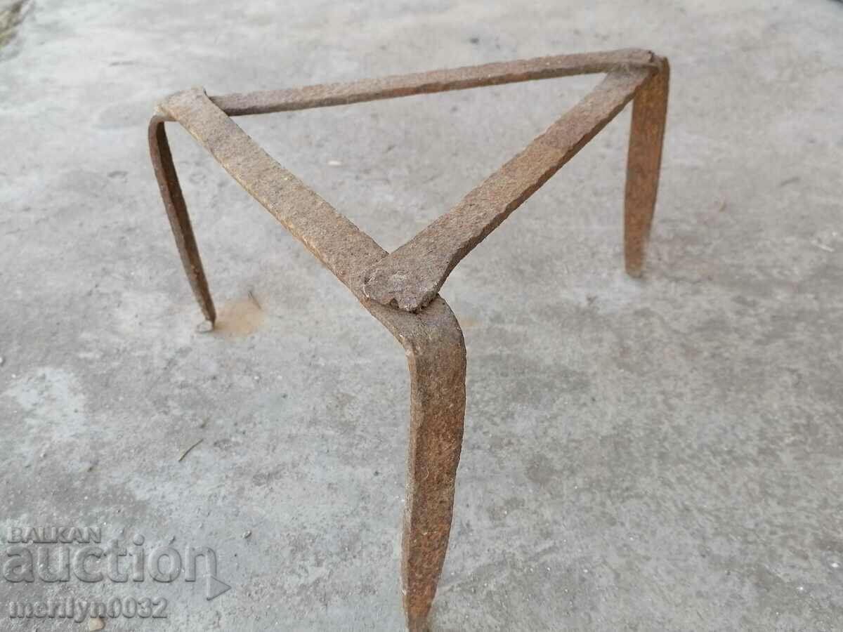 Antique wrought iron stove, hearth, grill, wrought iron - 5