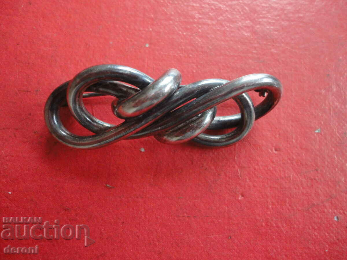 A superb Art Deco 835 silver brooch - 6 A superb Art Deco 835 silver brooch - 6