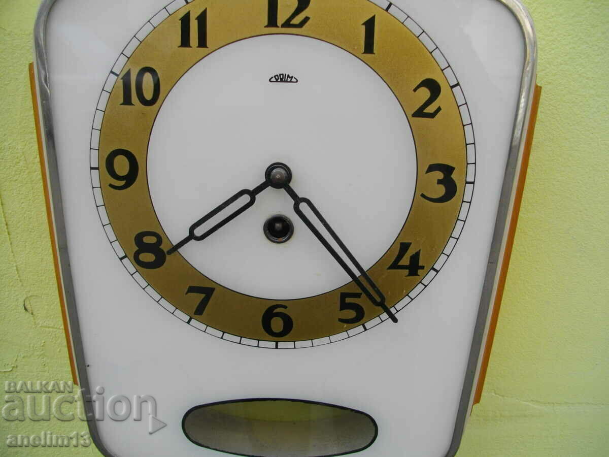 PRIM CZECHOSLOVAKIA COLLECTIBLE WALL CLOCK with price 65.00 BGN | € 33.23 PRIM CZECHOSLOVAKIA COLLECTIBLE WALL CLOCK with price 65.00 BGN | € 33.23