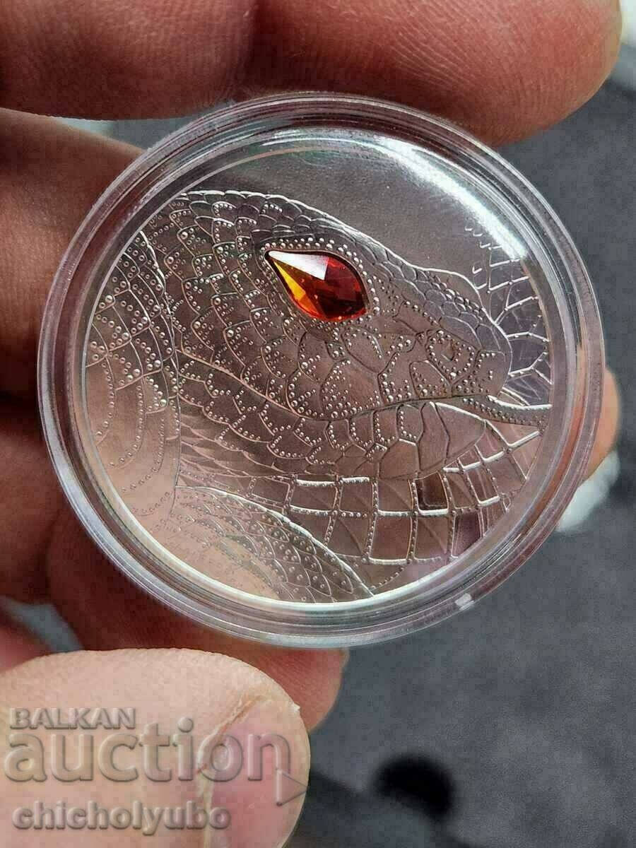 Silver 5 pcs. coins Animal world - 6