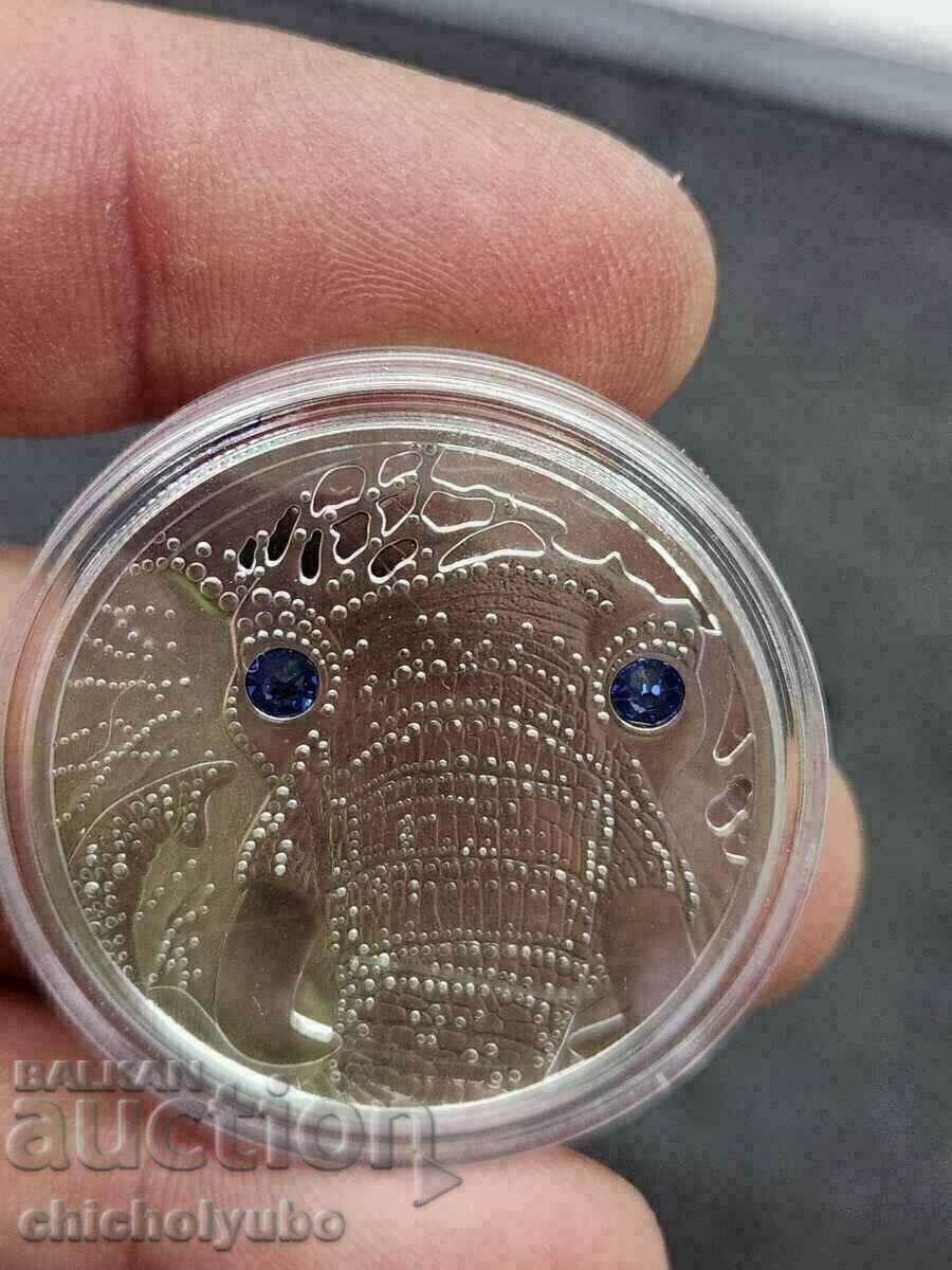 Silver 5 pcs. coins Animal world - 7