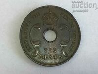 Британска Източна Африка 10 цента 1936 година Едуард VIII