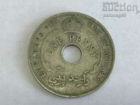British West Africa 1 Penny 1936 Edward VIII