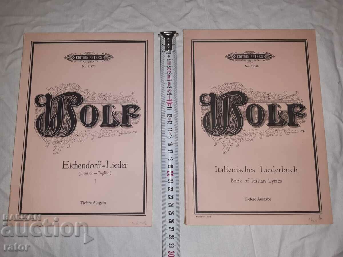 Old scores, scores, schools, sheet music, WOLF, Germany