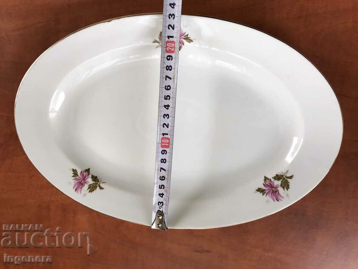 PORCELAIN PLATEAU TRAY BULGARIA with price 12.00 BGN | € 6.14 PORCELAIN PLATEAU TRAY BULGARIA with price 12.00 BGN | € 6.14