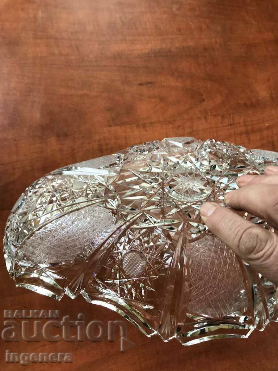 Auction CRYSTAL MASSIVE FRUCTIERA BOWL OVAL CANDY DISH FROM SOCA Auction CRYSTAL MASSIVE FRUCTIERA BOWL OVAL CANDY DISH FROM SOCA