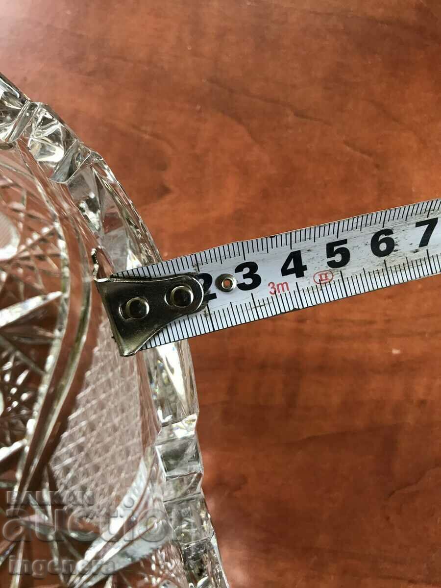 CRYSTAL MASSIVE FRUCTIERA BOWL OVAL CANDY DISH FROM SOCA - 5 CRYSTAL MASSIVE FRUCTIERA BOWL OVAL CANDY DISH FROM SOCA - 5