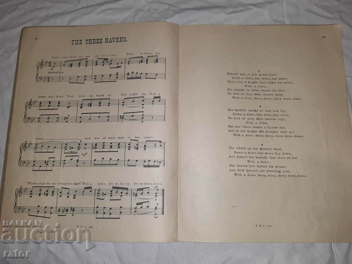 Delivery of Old scores, sheet music, schools, sheet music, SONGS ENGLAND Delivery of Old scores, sheet music, schools, sheet music, SONGS ENGLAND