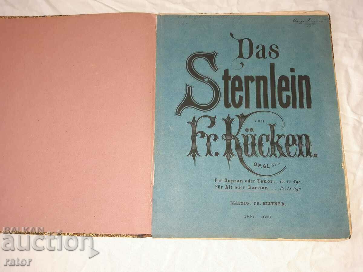 Partituri foarte vechi, partituri, scoli, partituri - 1866 cu preț 25.00 BGN | € 12.78