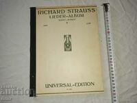 Old scores, scores, schools, sheet music - STRAUSS 1925
