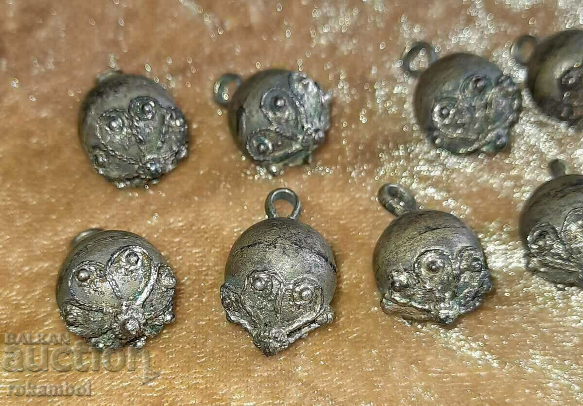 Auction Authentic antique Macedonian costume buttons Auction Authentic antique Macedonian costume buttons