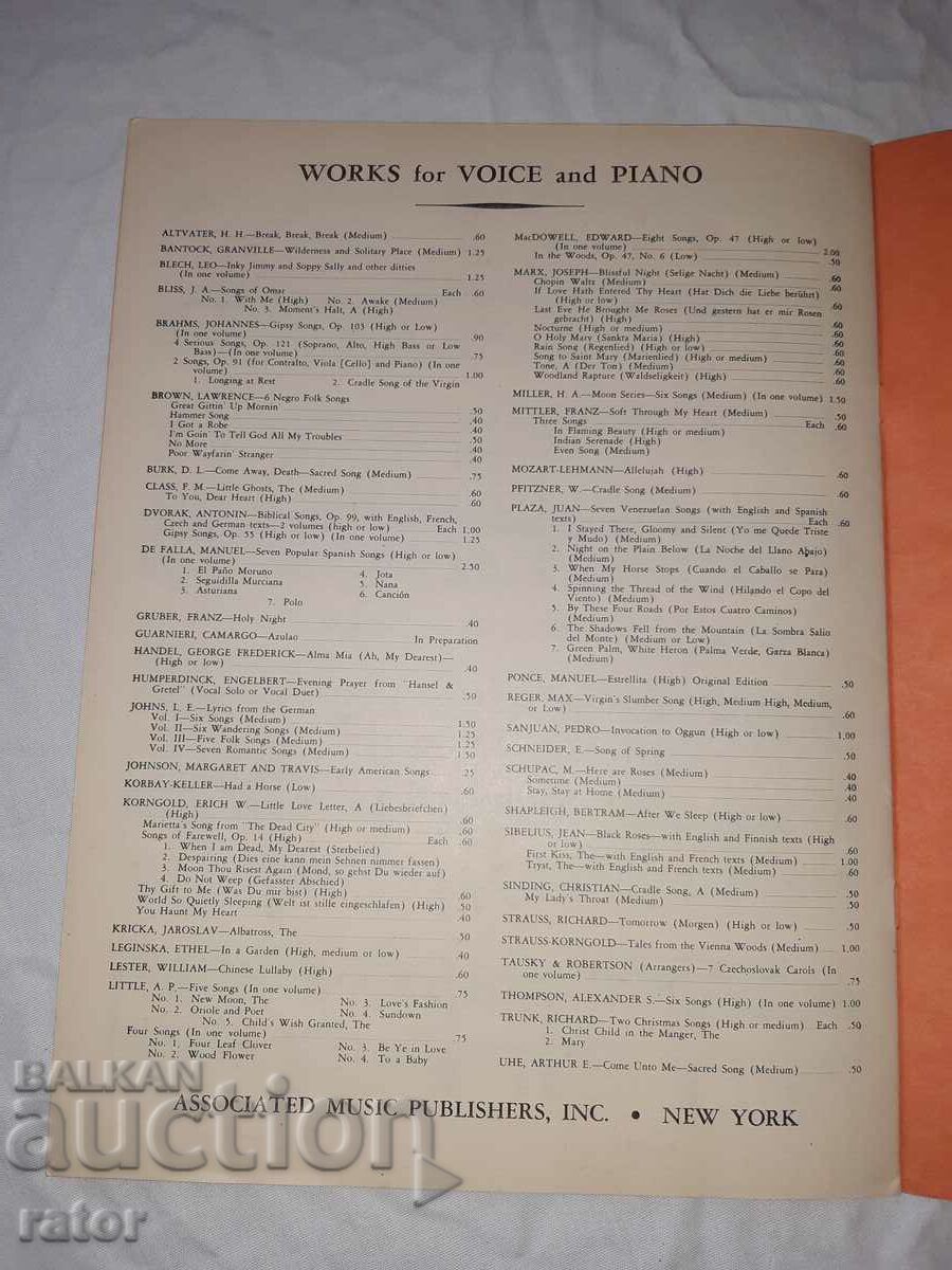 Delivery of Old scores, scores, schools, sheet music - DVORZAK Delivery of Old scores, scores, schools, sheet music - DVORZAK