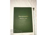 Old scores, scores, schools, sheet music - MENDELSOHN
