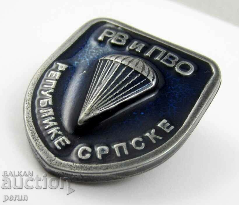 Delivery of Air Force-Army of Republika Srpska-War in Bosnia-Paratroopers Delivery of Air Force-Army of Republika Srpska-War in Bosnia-Paratroopers