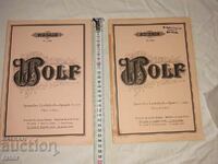 Old scores, scores, schools, sheet music HUGO WOLF